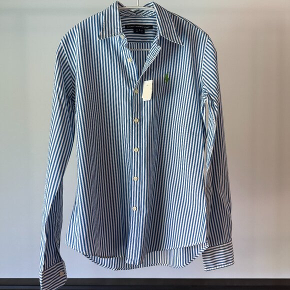 Ralph Lauren Tops - NWT Ralph Lauren Sport Blue & White Striped Shirt